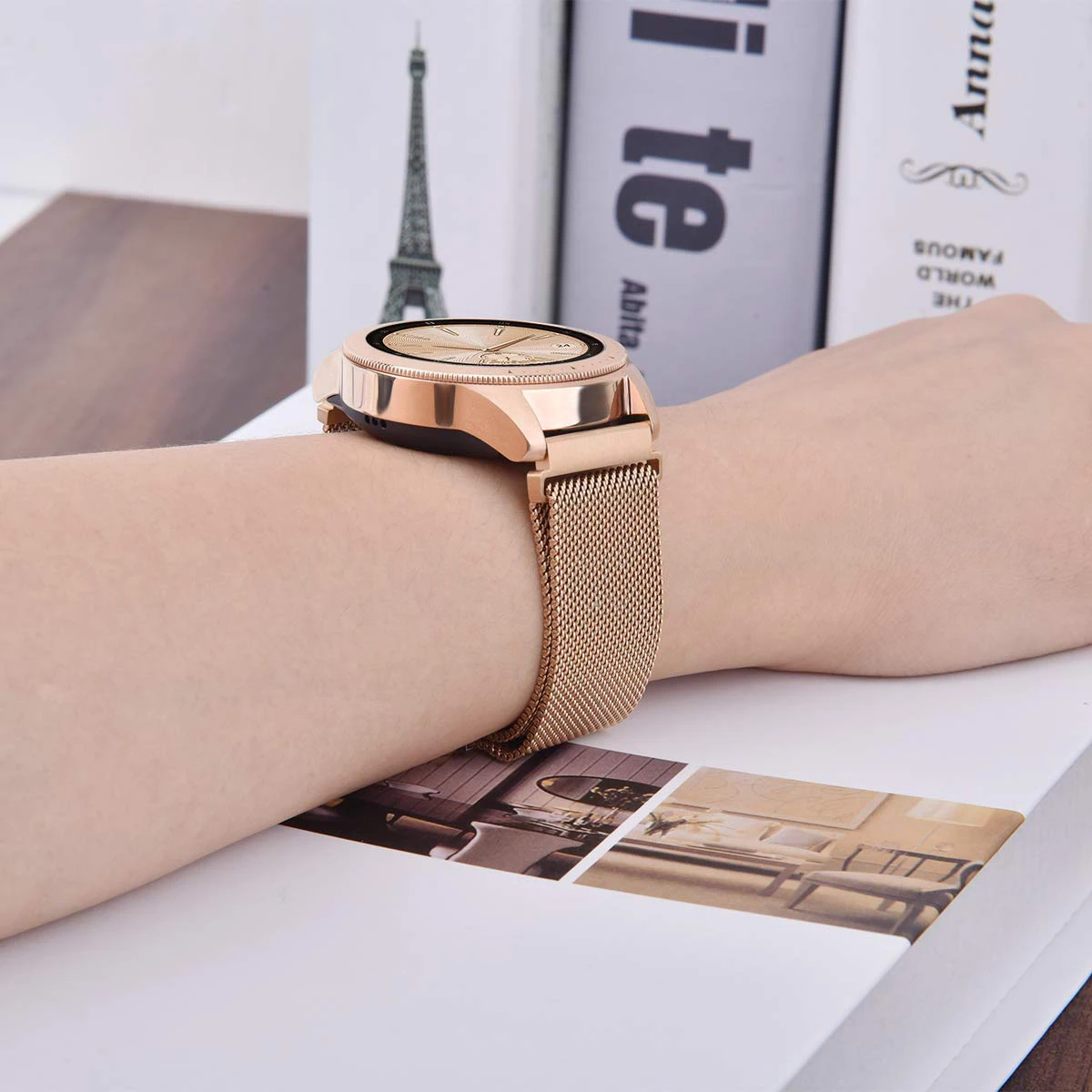 Elegant Milanese Loop - Metal Magnetic Bracelet Strap (22/20mm)