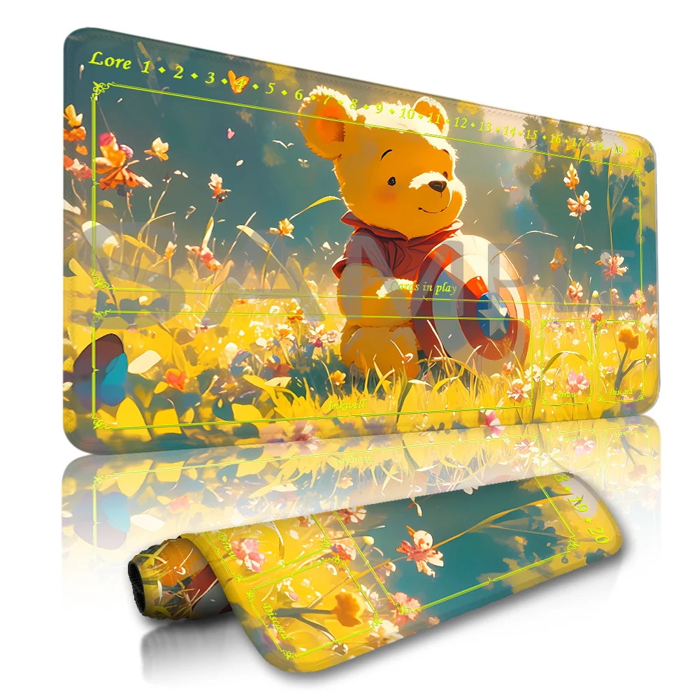 

Lorcana Playmat Free Storage Bag Size 24X14IN Trading Card Game Protective Mats Scratch-Resistant Durable 18