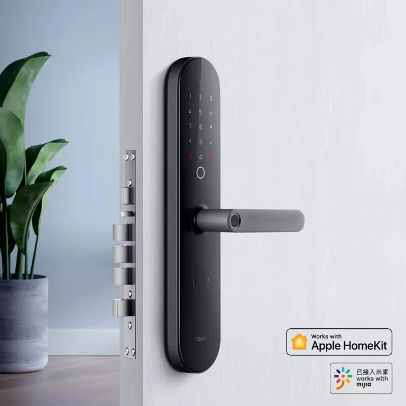 Original Aqara N100 Smart Door Lock Fingerprint Bluetooth Password Unlock With Doorbell For Xiaomi Mi Home Homekit Smart Home, Alina Gadgets