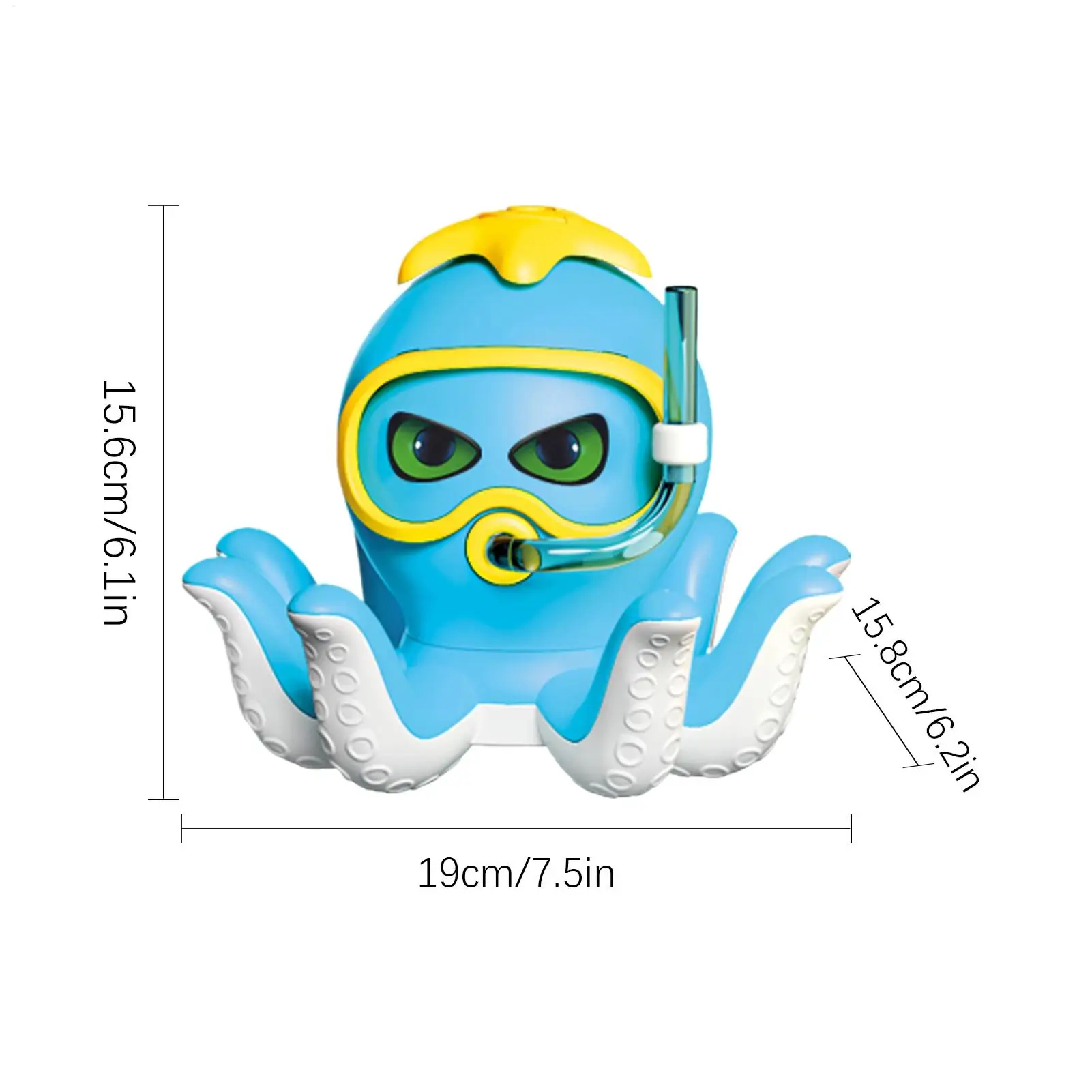 Plastic Squid Water Sprinkler Toy for Kids Outdoor Games