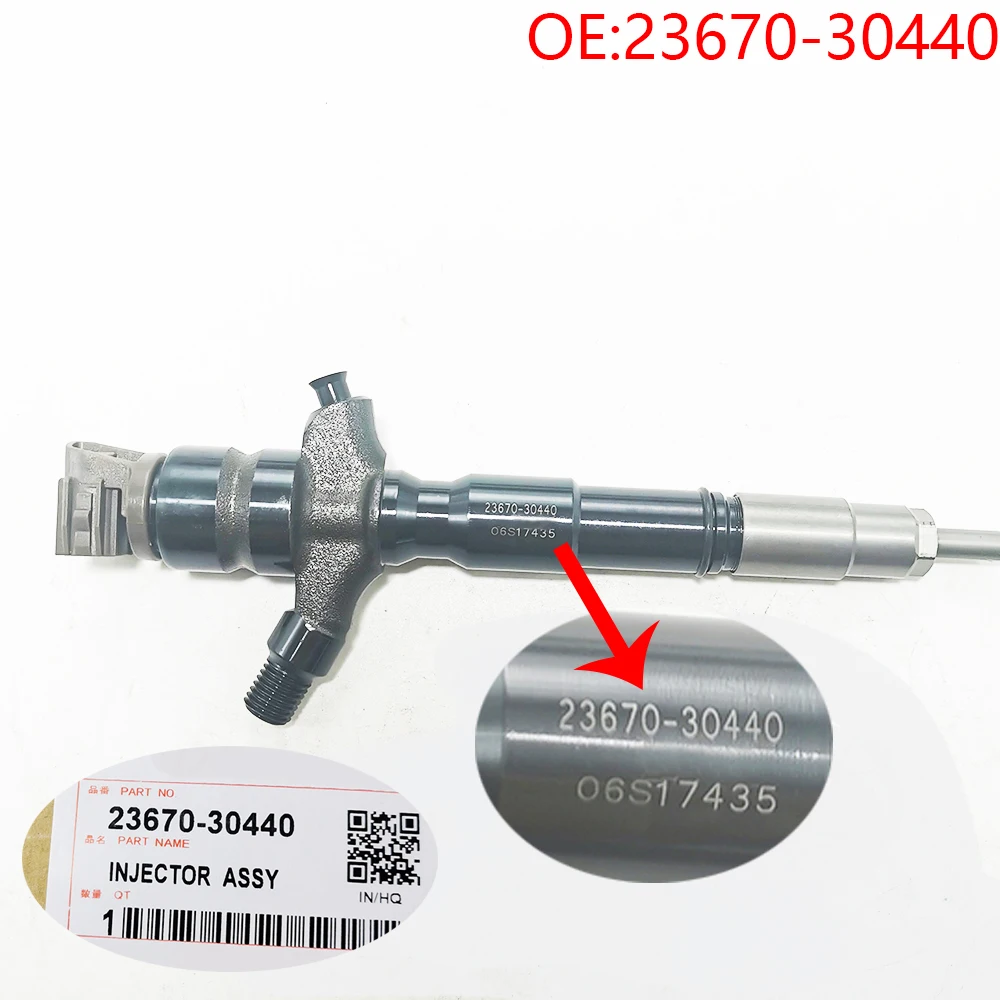 トヨタ インジェクター 4本セット 23670-30440 Amazon.co.jp: コモンレールインジェクター 23670-30440 23670