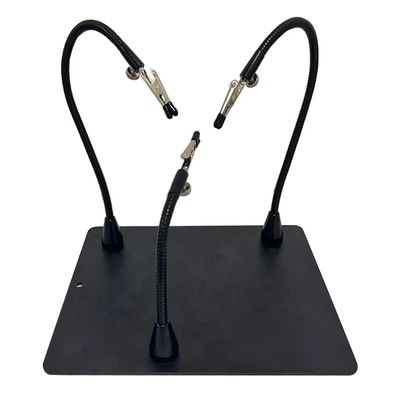 TOOKKSS Third Hand Tools Magnetic Base Plate PCB Board Fixing Clip Soldering Helping Hand Welding Repair Fixture for Soldering
