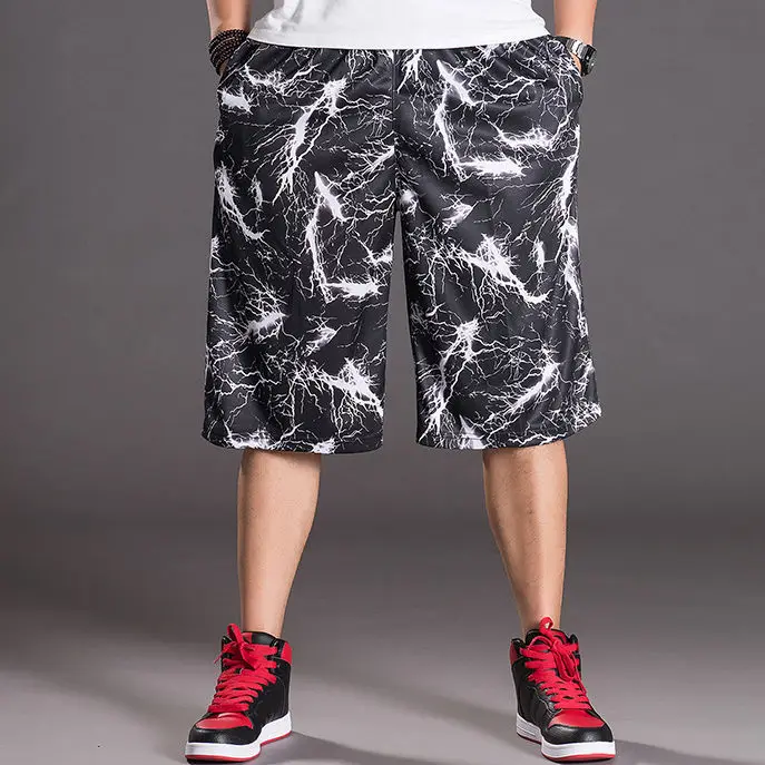thumbnail image 1 of Pantalones cortos masculinos de baloncesto de secado rápido, pantalones cortos para hombre, bermudas de entrenamiento, moda esencial con estilo coreano, ropa elegante, 1 of 5