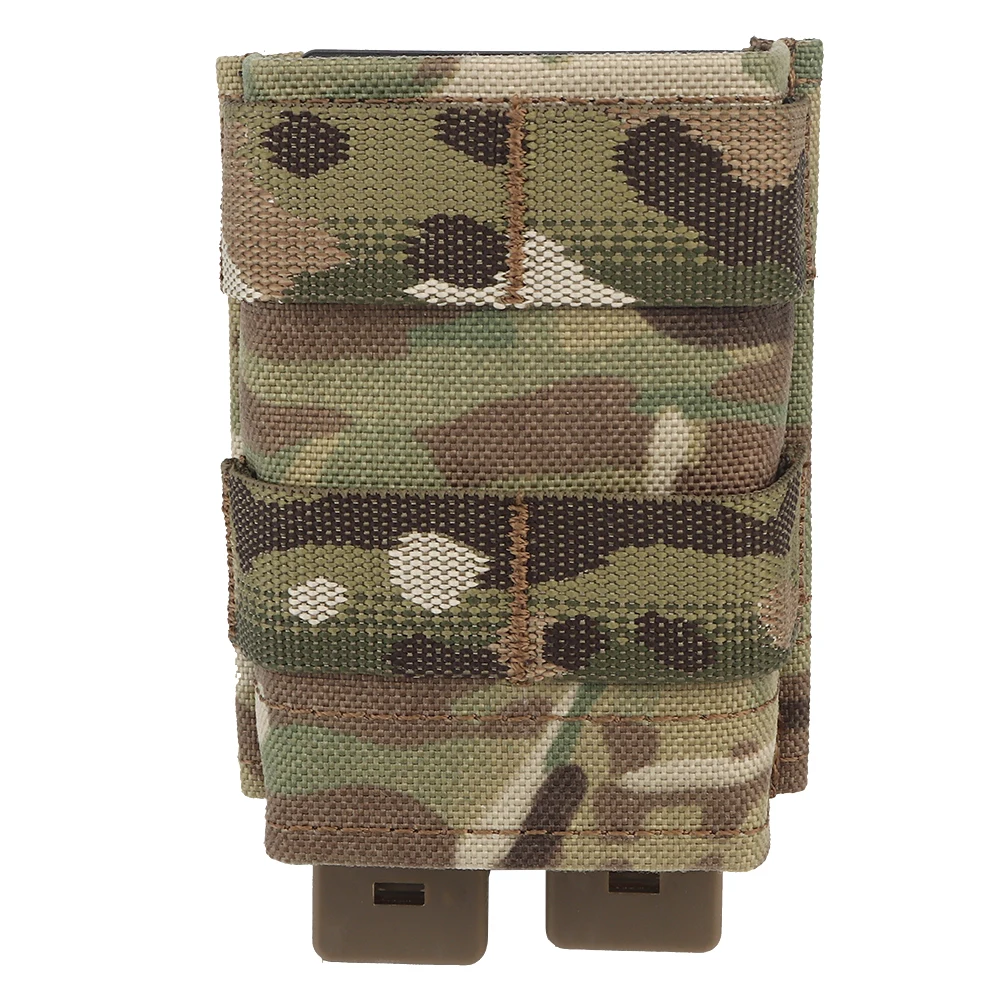 

Military 5.56 Magazine Pouch MOLLE Fast Tactical Airsoft Single Mag Pouches Hunting Vest Gear AR15 M4 Rifle Belt Bag Medium-Type