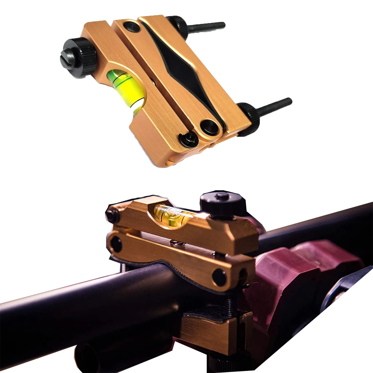 Scope Level Mounting Kit Universal Bubble Leveling Tool Magnetic Rifle Scope Mount Kit High-Precision Bubble Leveling System rifle scope mount scope mount adapter scope bubble level