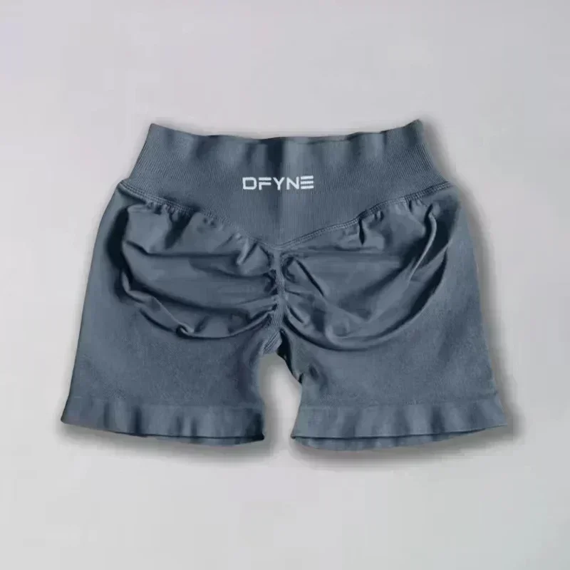 DFYEN Yoga Women's Shorts High Waist Sports Shorts Fitness Yoga Hip Lifting Gym Sportswear