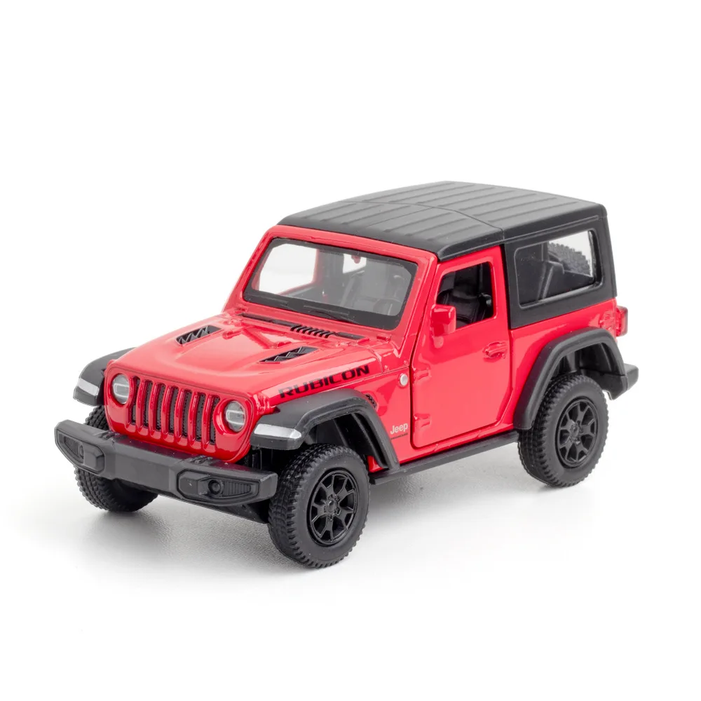 

1:36 Scale Hot Orv Diecast Pull Back Car Chrysler Jeeps Wrangler Rubicon Metal Model Alloy Toys Collection For Kids Gifts