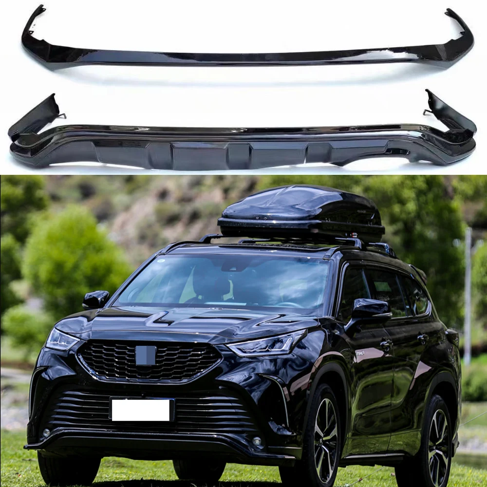 

Front and Rear Diffuser Fits for Toyota Highlander XSE Version Only 2021 2022+
