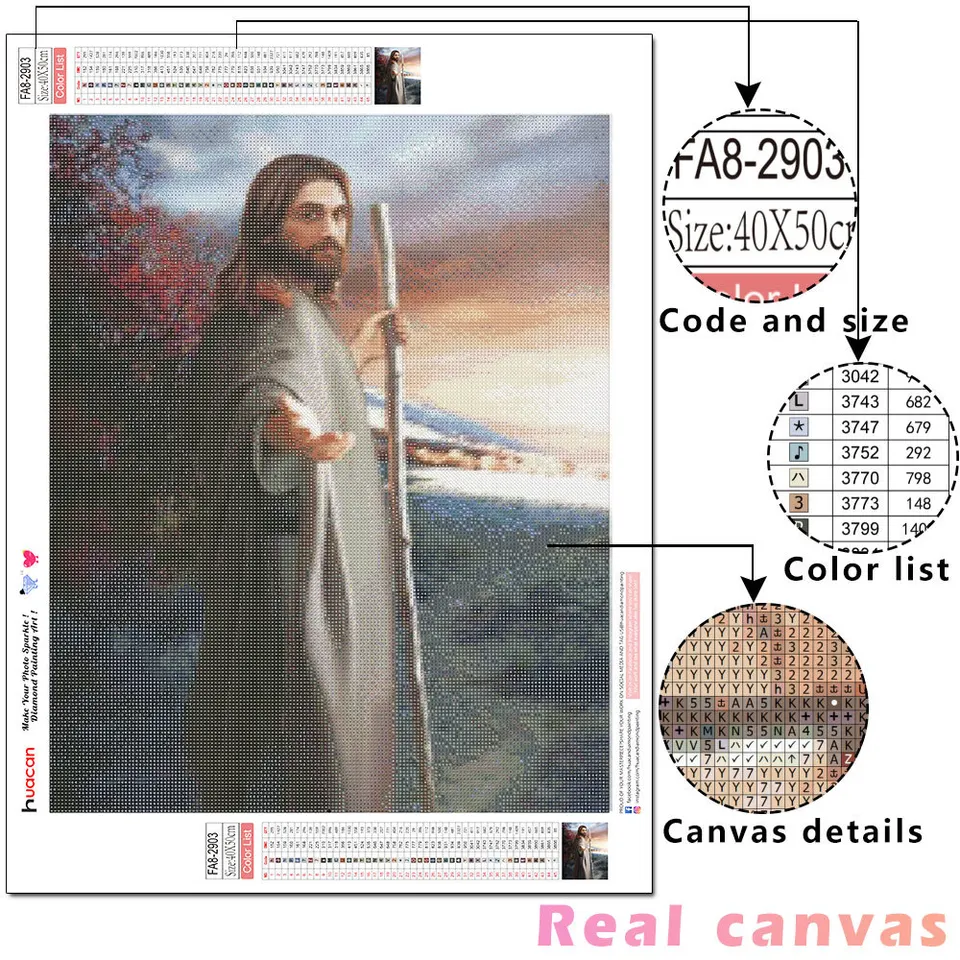 YSCOLOR Diamond Painting Mosaico Ricamo Diamante Pieno Religioso Rosso Signora di Gesù Icone Artigianato Kit Punto Croce Nuova Pittura Diamante DIY 5D 30X40cm