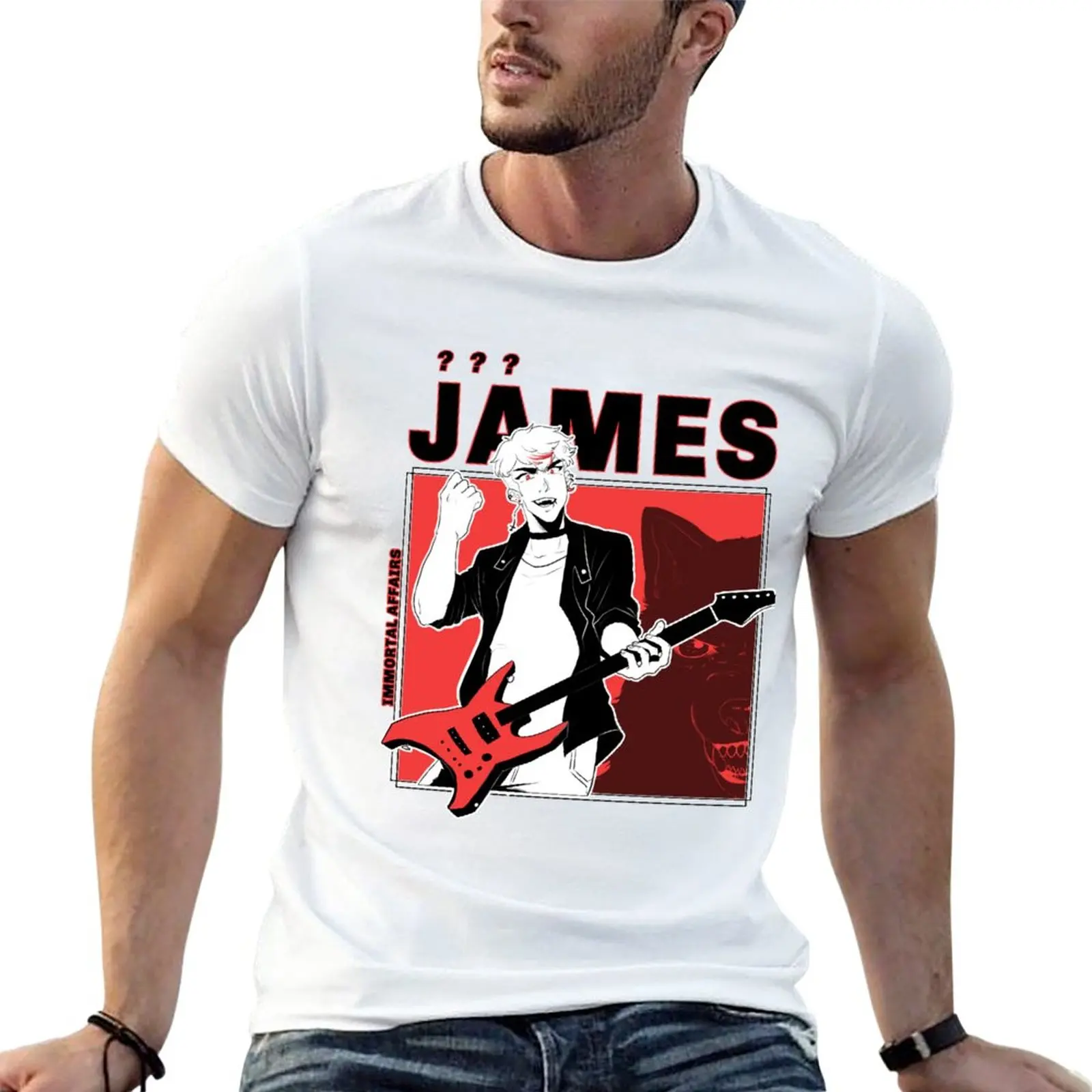 

James [ IMMORTAL AFFAIRS ] T-Shirt oversized sports fans oversized t shirt men