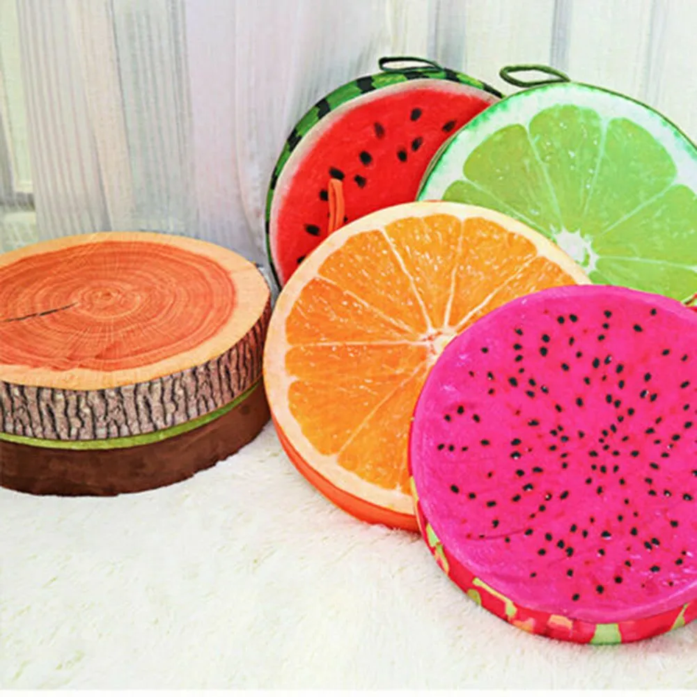 Watermelon Pillow Fruit Cushion Image 1