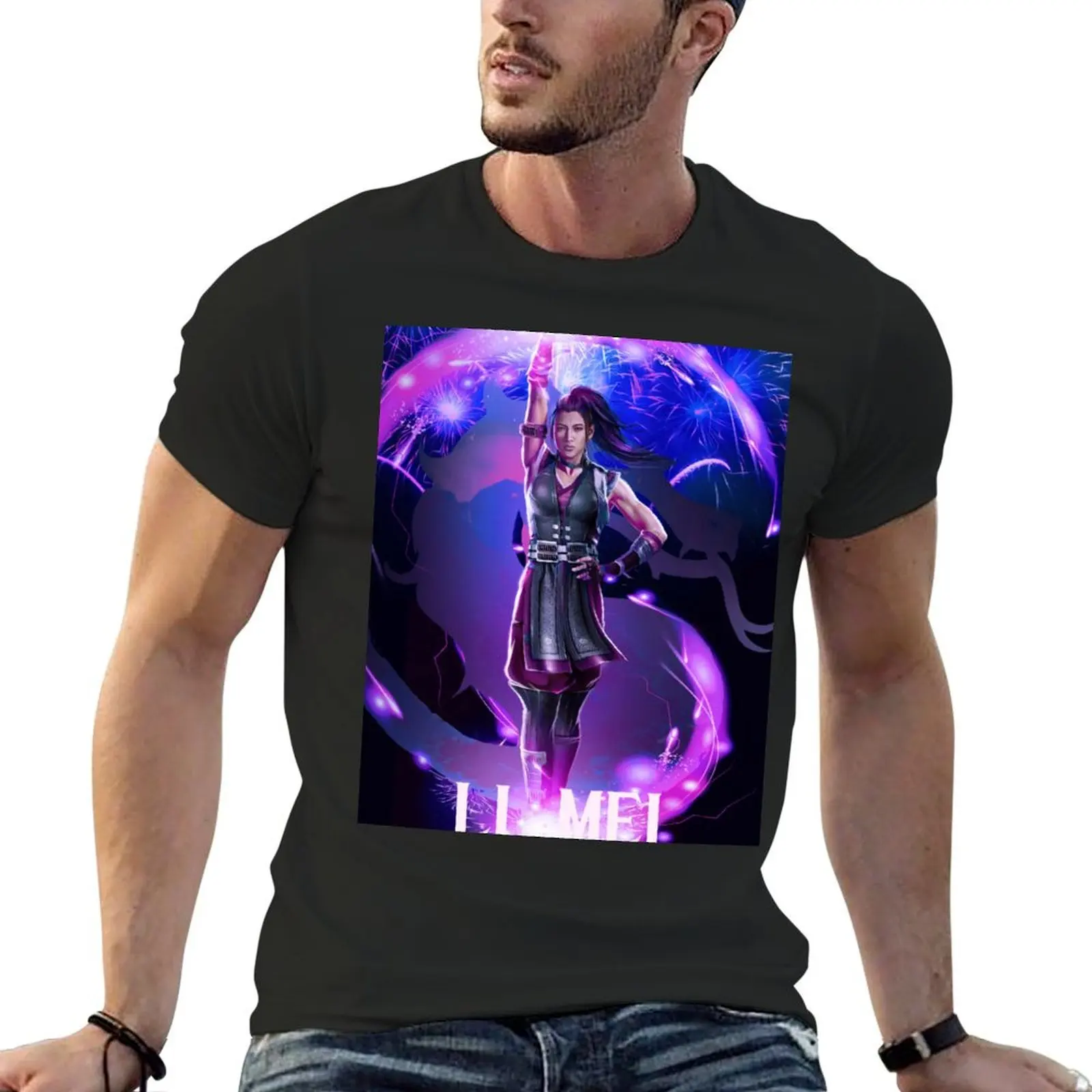 

LI MEI T-shirt summer top quick-drying sports fans Men's cotton t-shirt