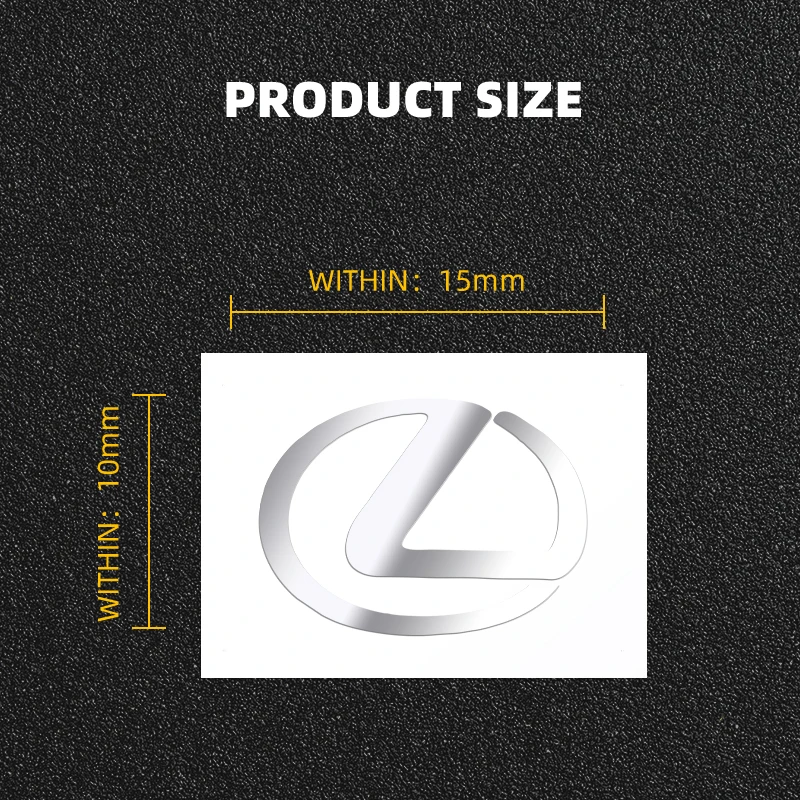 2/5/10pcs 3D 금속 자동차 엠블럼 스티커 장식 배지 데칼 인테리어 스타일링 Lexus EX300H RX450H IS300H ES300H NX RX GS Al20