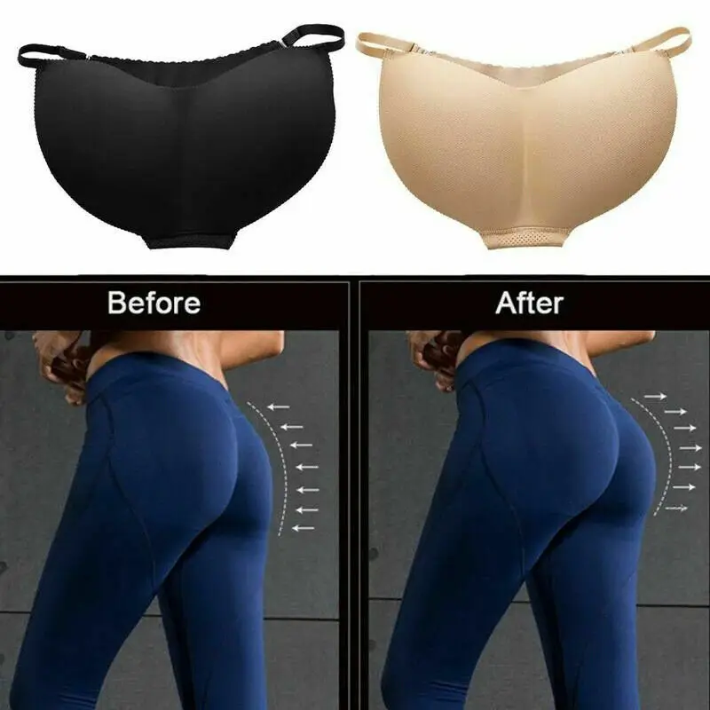 

Women Body Shaper Butt Lifter Pants Big Butt Booty Padded Enhancer Fake Butt Girdle Panties Buttocks Pads Women's Briefs