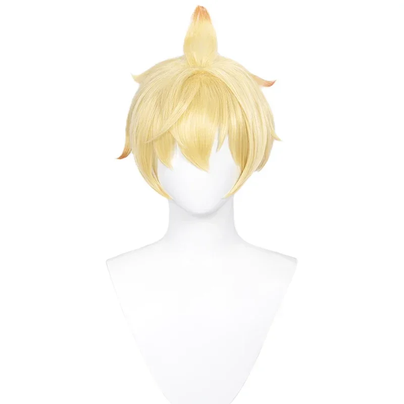 

Mika Wig Game Genshin Impact Cosplay Halloween Mika Cosplay Wig Genshin Impact Mika Wig Blonde Short Hair