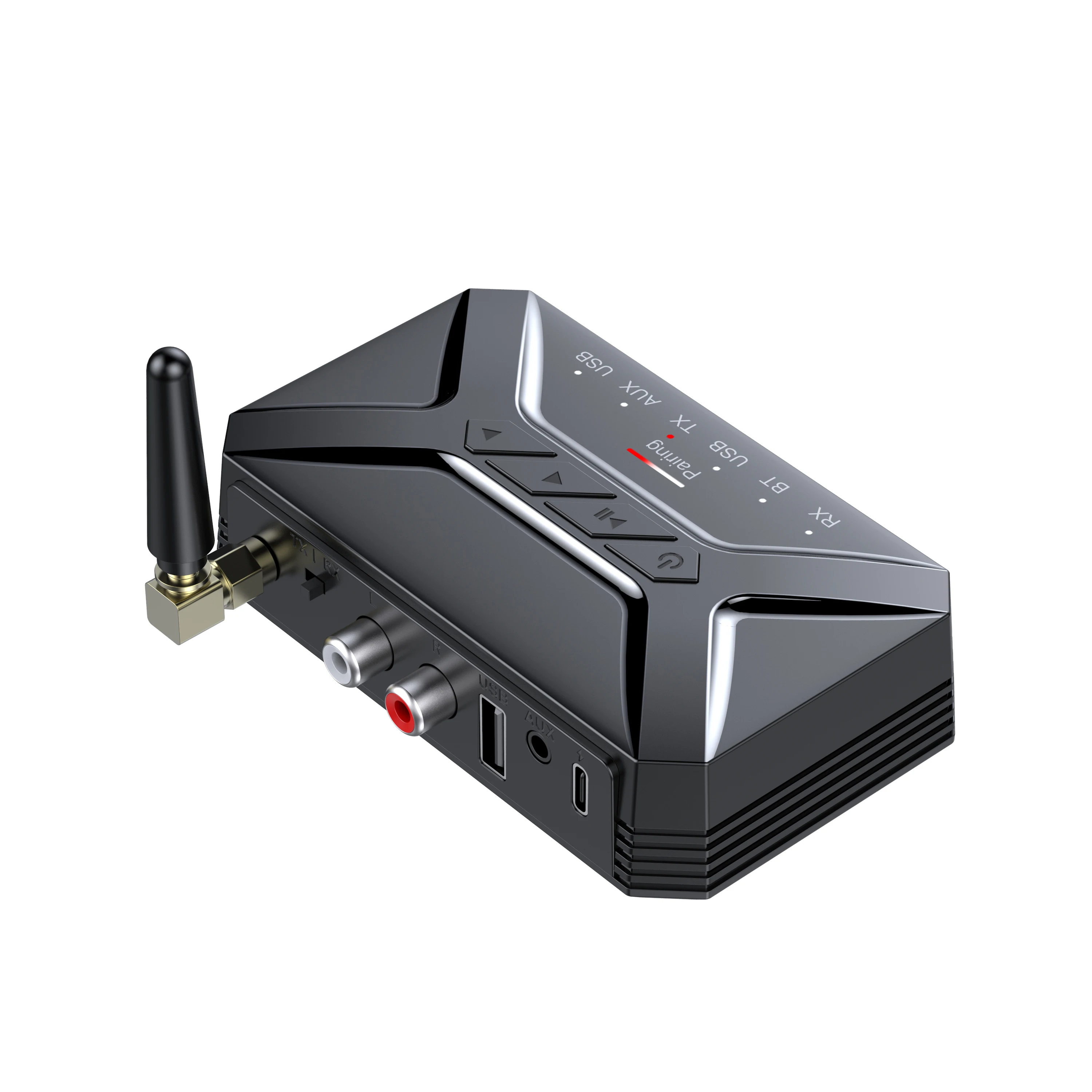 Bluetooth Transceiver Adapter Bluetooth Aux Adaptor Bluetooth Audio Receiver Bluetooth Adapter Audio Adapter Bluetooth5.0 Audio Transmitter Receiver 40M HD Low Latency Wireless 3.5mm AUX Jack RCA USB for TV PC Headphone