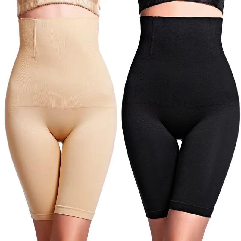여성 속옷 높은 허리 쉐이핑 Boyshort 팬티 배꼽 컨트롤 엉덩이 리프팅 슬리밍 반바지 Shapewear Seamless Shaper