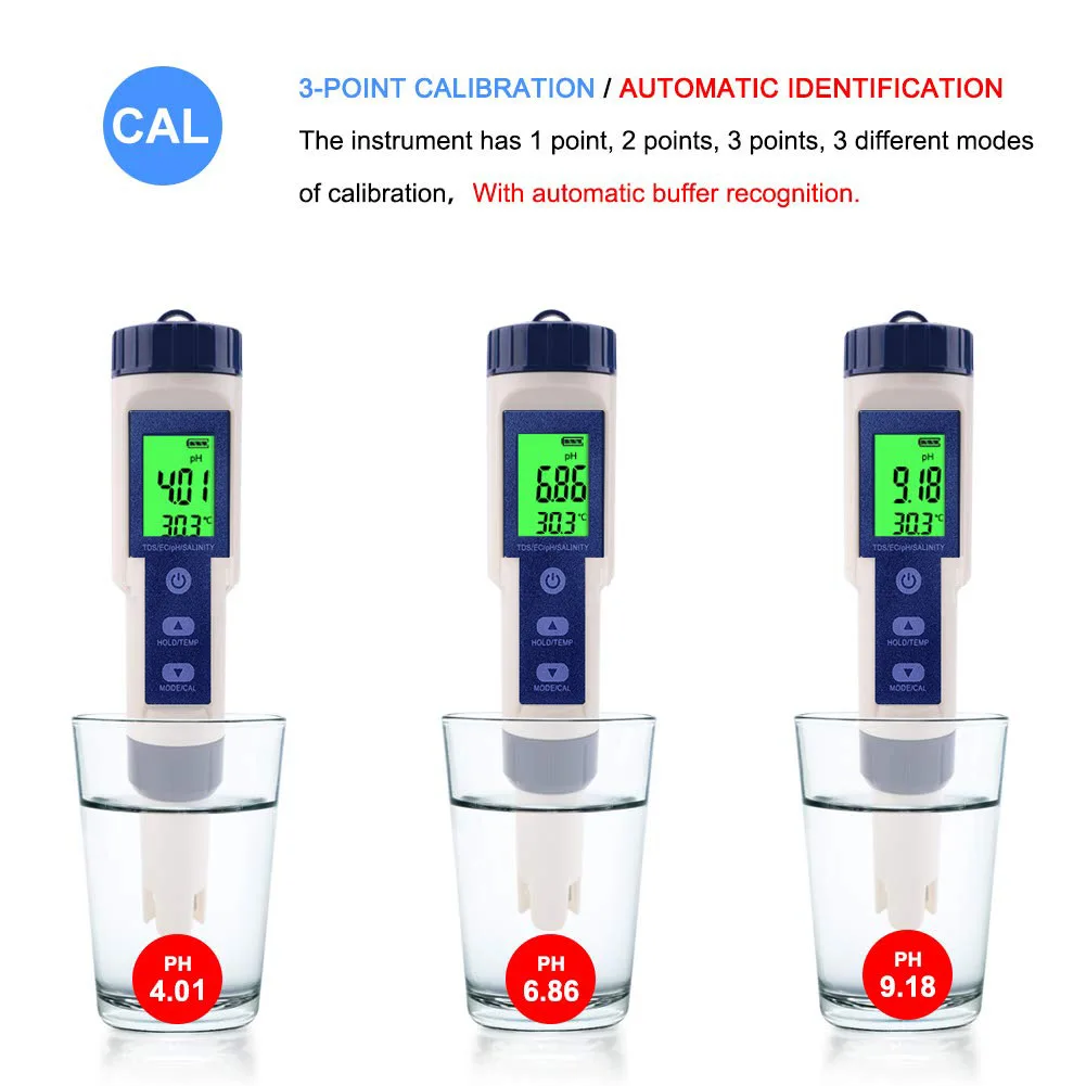 EZ-9909 TDS/EC/PH//µ 跮    ׽, , ļ Tds 跮, 5 in 1