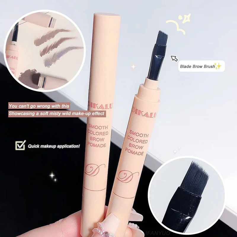 Eyebrow Tint Dyeing Gel Natural Liquid Eyebrow Tattoo Cream Sweat-proof Beauty Cosmetics Professional Eyebrow Enhancers Pencil 3