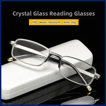2023 New High-Definition Glass Lens Reading Glass For Men And Women Protection Presbyopic Glasses Comfortable