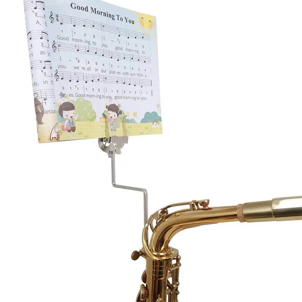 

B-alto Saxophone Music Score Stand Portable Marching Music Stand Iron Type For Wind Music Traveling Stand Musical Instrument