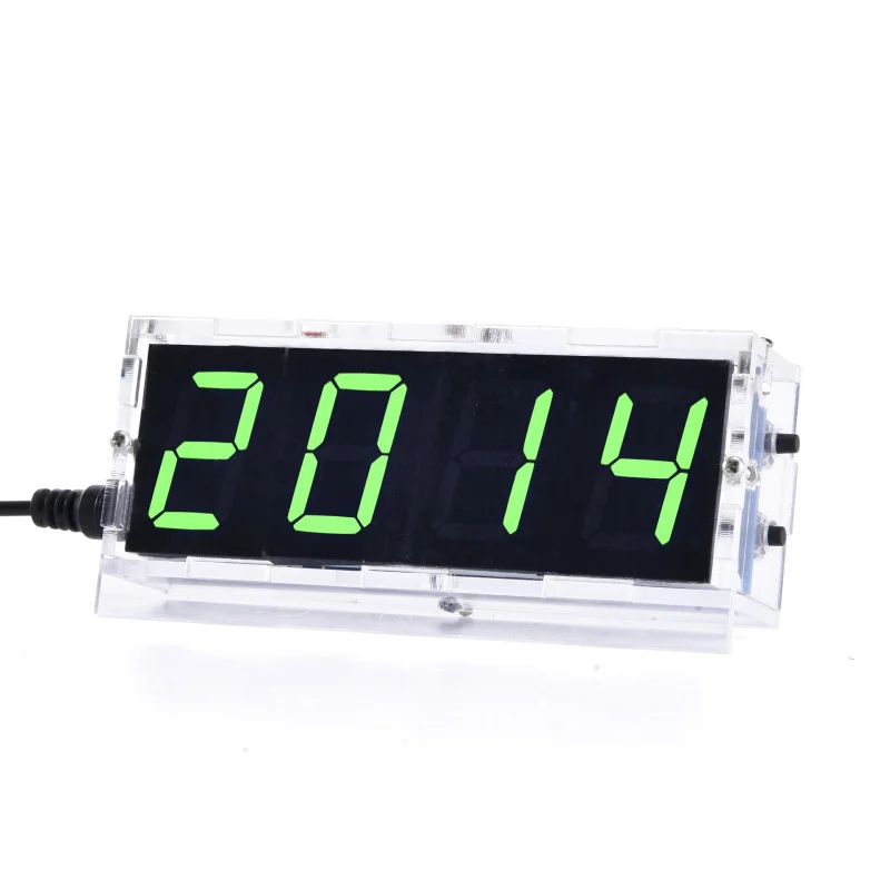Advanced LED Display Digital Clock Kit with Microcontroller