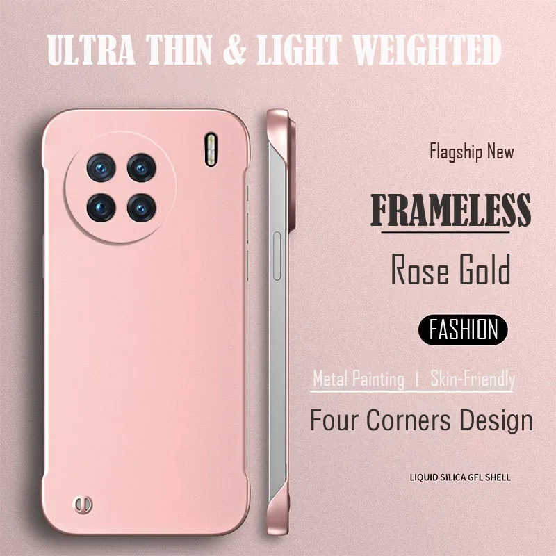 Ultra Thin Frameless Smooth Metal Surface Phone Case