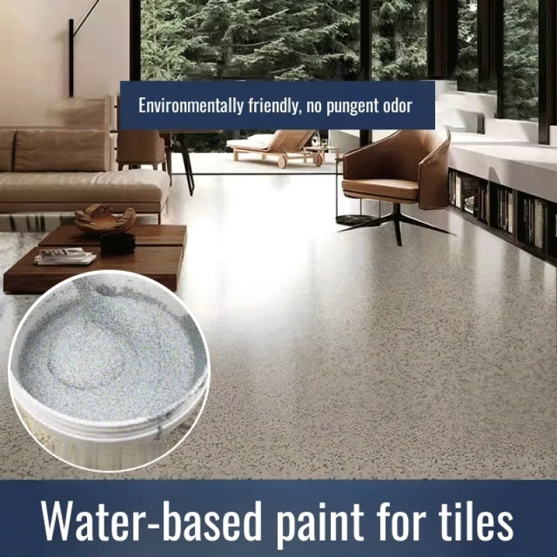 GMY 3-in-1 Epoxy Floor Paint-Water-Based Wear-Resistant High-Gloss Coating for Home, Factory, Workshop Concrete Floors