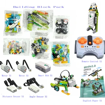 WeDo 2.0 Core Set RC Program Robotics STEAM Kit Compatible With lego 45300 Building Blocks DIY Educational Toys Christmas Gifts 1