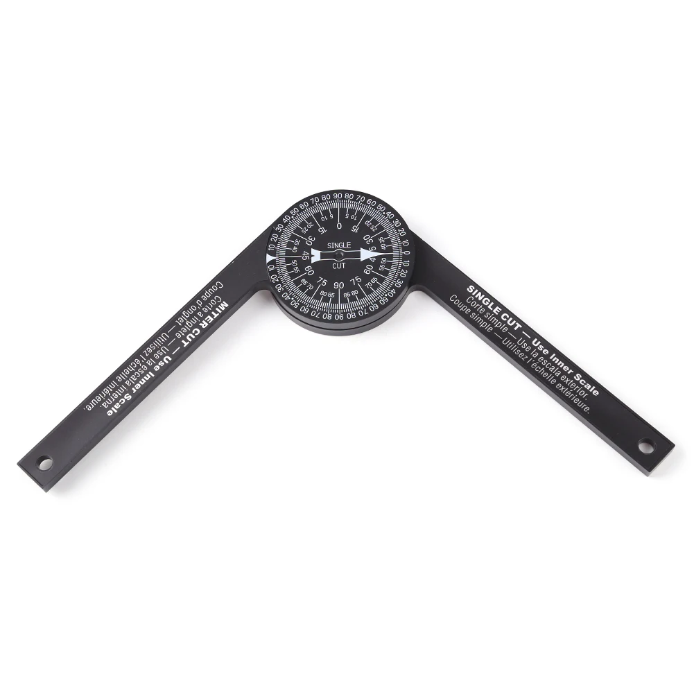 Pro Woodworking Scale Protractor with Marking Pencil ABS Accurate Carpenter Angle Finder Plumber Measuring Meter 5