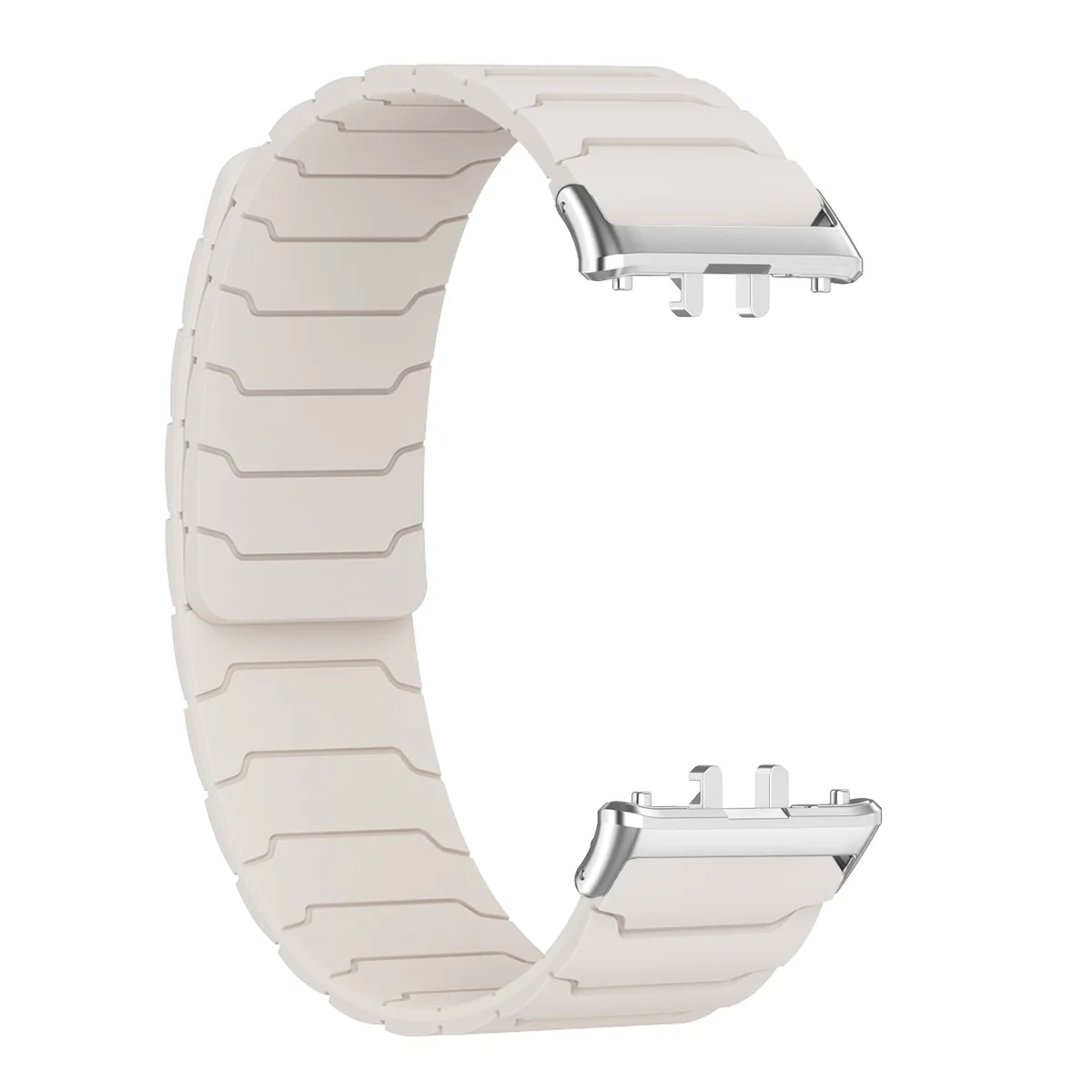 Magnetic Silicone Adjustable Strap for Smart Bracelet Wristbands