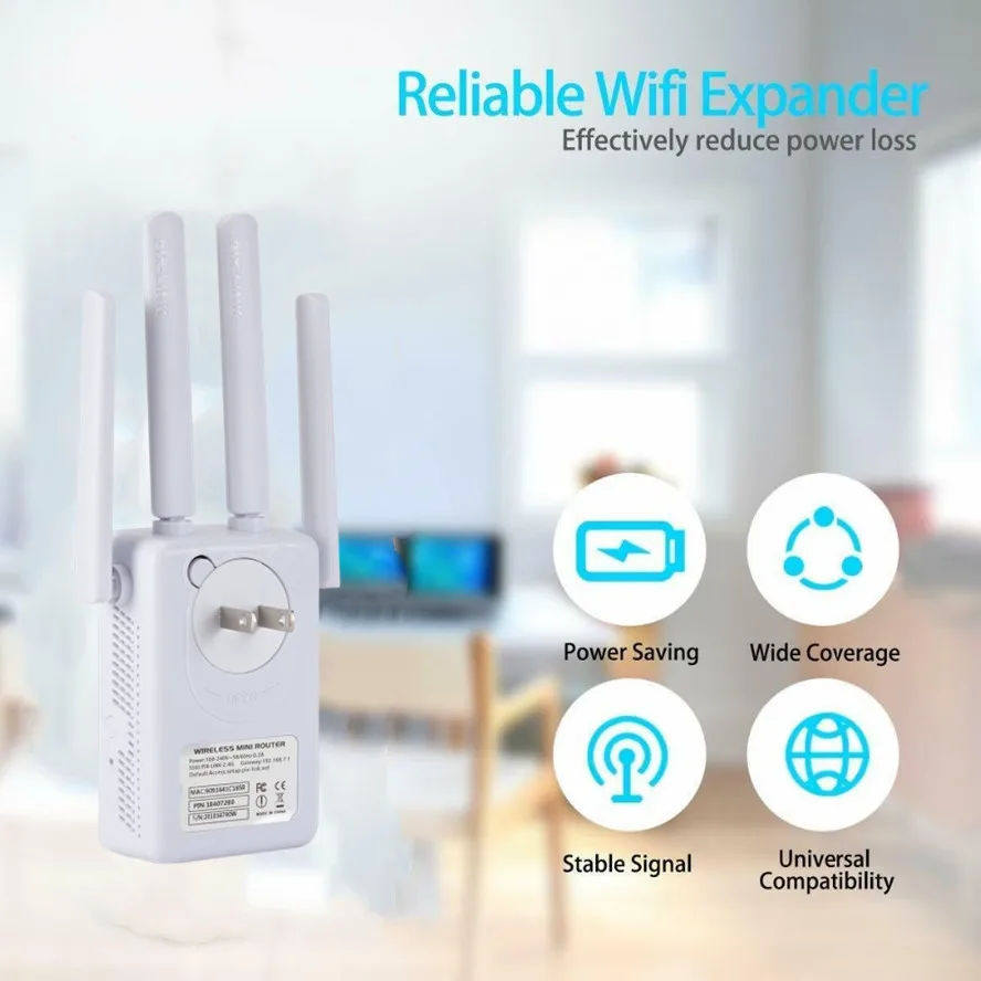 wifi extenders signal booster for home Grwibeou PIXLINK 300Mbps WiFi Router Wireless Wifi Repeater WiFi Extender Home Long Range 4 External Antennas WiFi Router Mode amplifier for internet signal