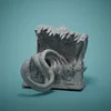 Durable ABS Resin 3D Printed Chest Mimic Miniature - Easy Paint, Perfect for D&D & Pathfinder Tabletop RPGs, Ideal Room Decor 1