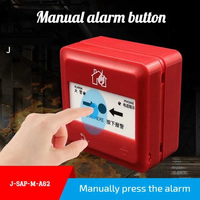 J-SAP-M-A62 Fire Control Manual Button Alarm Fire Alarm System Two-Wire Control System