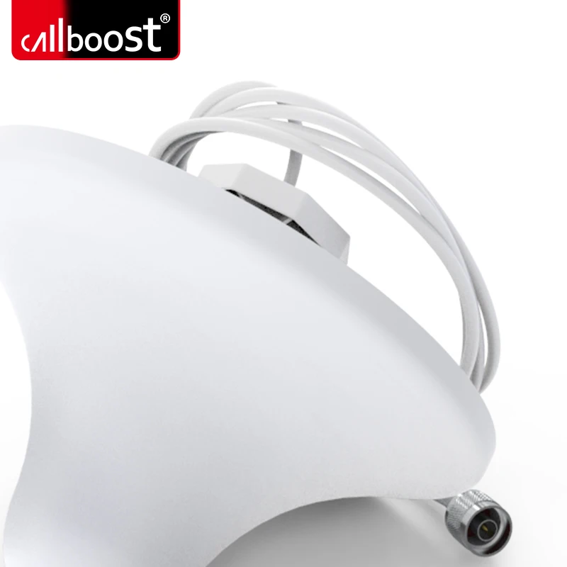 Callboost Indoor Omni Antenna 5dBi 698-2700mhz For Cellular Amplifier 4g Repeater Signal Booster 4G Antenna N Male Connector 2M