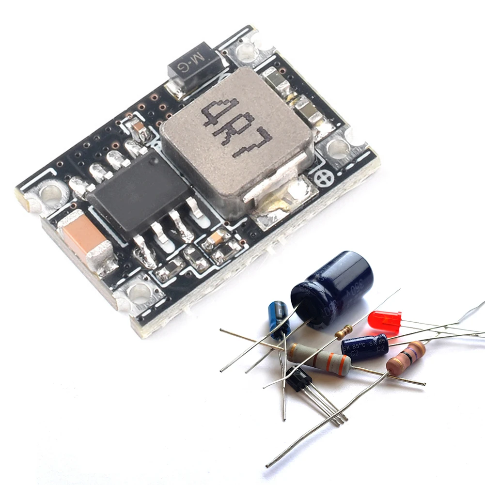 Buck Converter DC-DC Adjustable 5V-30V To 3.3V 5V 9V 12V 3A for Car Motorcycle Battery Charging