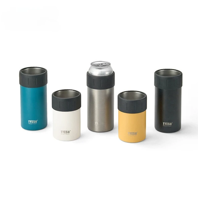 304 Stainless Steel Insulated Beer Bottle Cooler Keep Warm/Cold Double Wall Beverage Cooler Cup Vacuum Drink Can Cooler 5