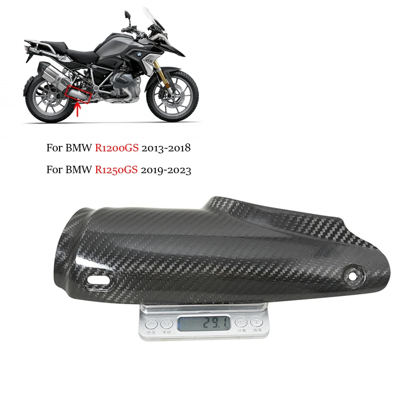 

Защита для Выхлопной Трубы Мотоцикла BMW R1200GS 2013-2018 R1250GS, защита от ожогов, углеродное волокно