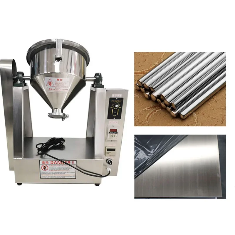 10L 20L Micro Stainless Steel Mixer Medicine Chemical Food Test Laboratory Mixer Mute Powder 6