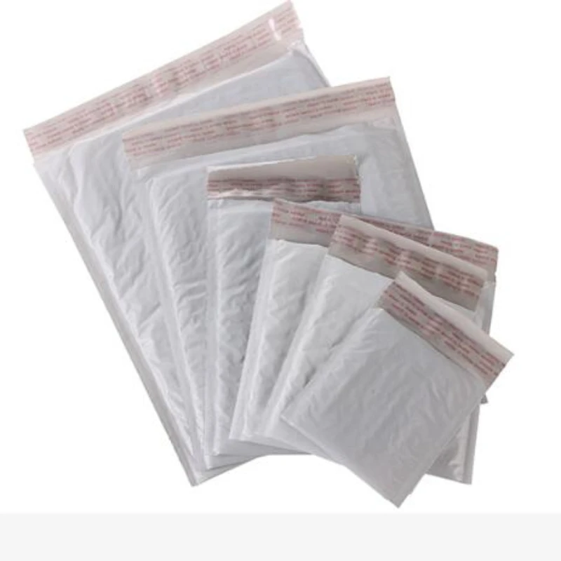 

50pcs/lot 11*13cm Shock shrink packaging bubble film film bubble envelopes bag white international express small bags 11x13cm