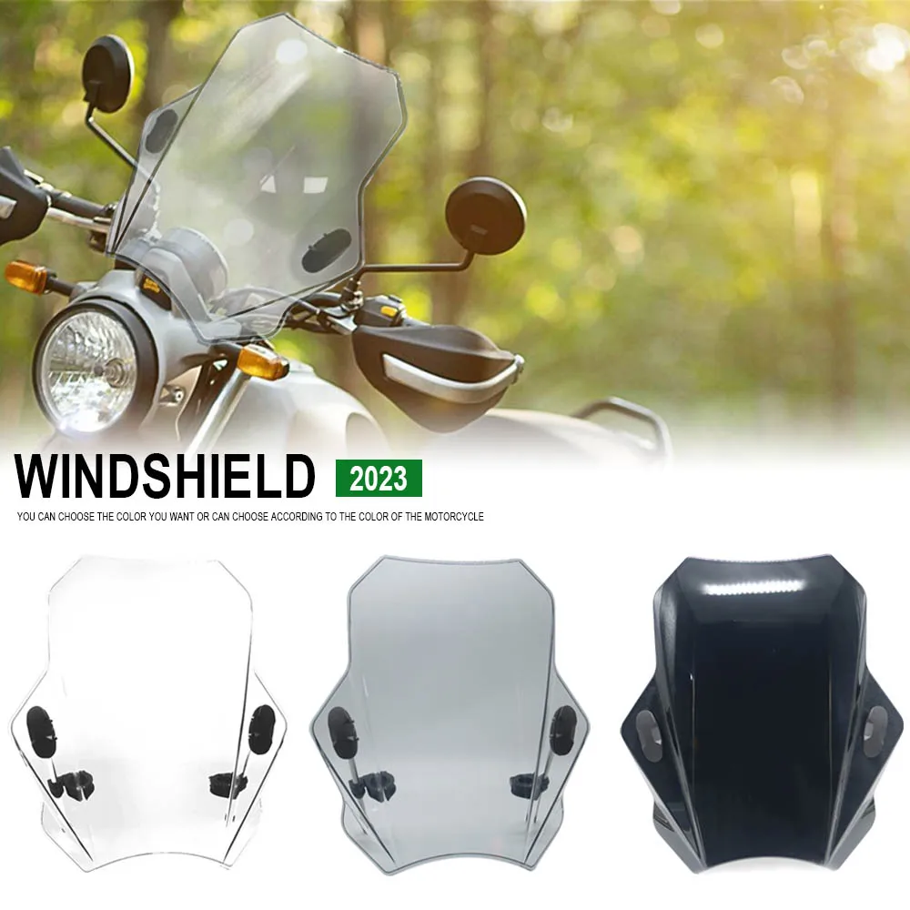 

Motorcycle Windscreen Windshield Universal For Himalayan Scram411 himalayan scram 411 2022 2023