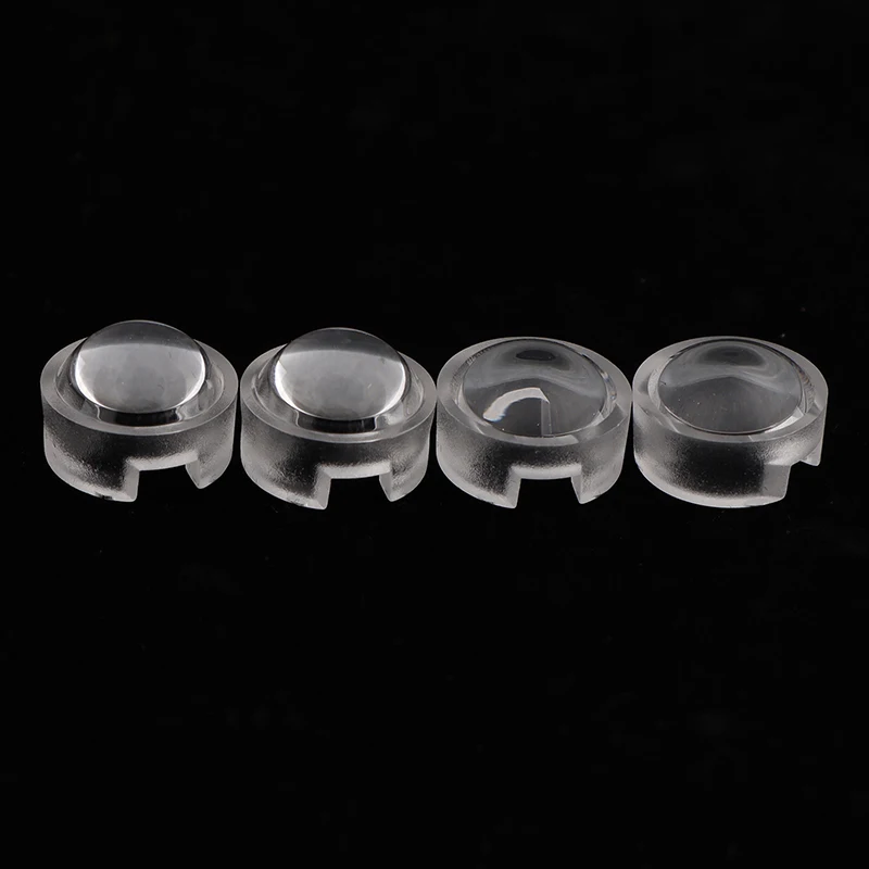 고출력 LED 렌즈, 13mm 방수, 15, 30, 45, 60, 90, 100 도 각도 렌즈, DIY 세면대 조명 램프, 볼록 반사경, 10 개