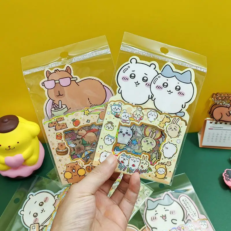 

Kawaii аниме Chikawa Hachiware Usagi наклейка мультфильм капибара Diy Справочник украшения детские наклейки милые девочки вещи подарок