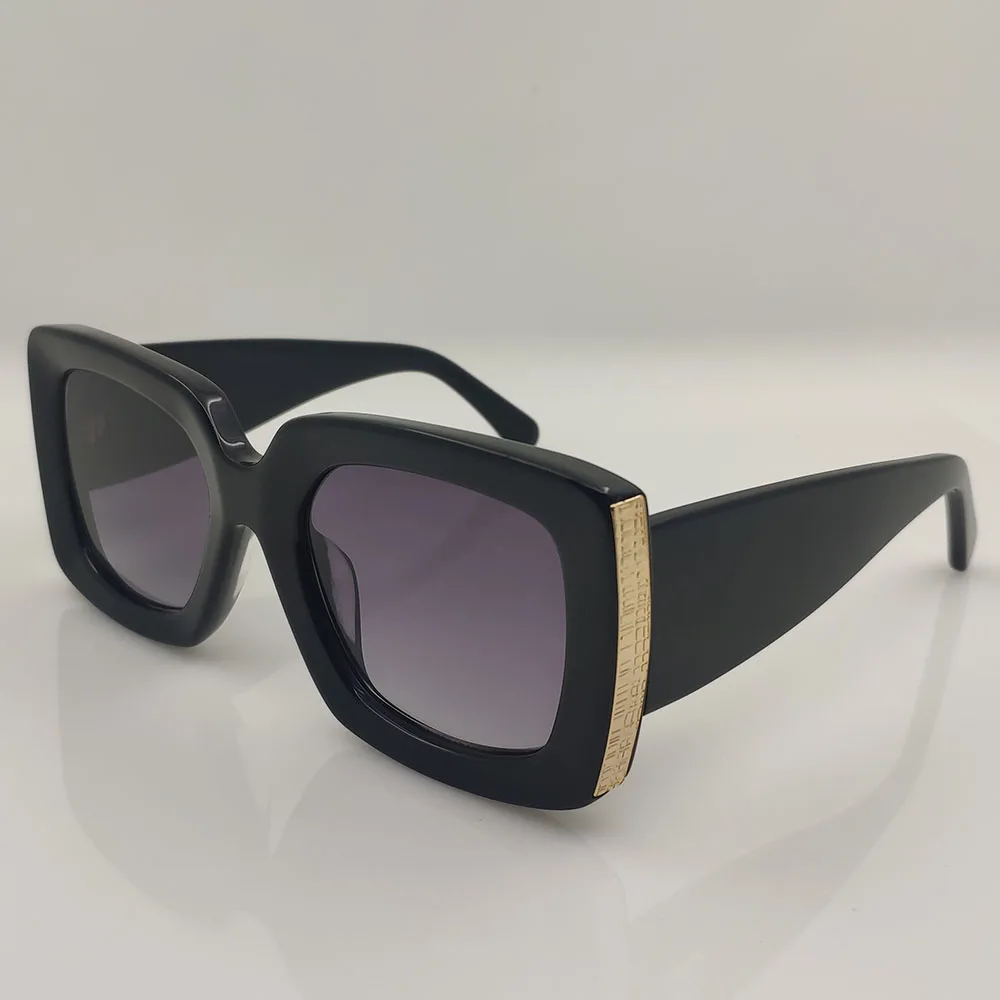 

Распродажа, оригинальные винтажные мужские ацетатные солнцезащитные очки для женщин, эстетичные черные модные брендовые дизайнерские крутые большие летние солнцезащитные очки