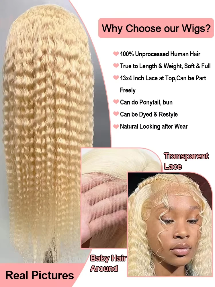 lace front wigs hd lace wig curly Wave Human Hair Wig For Women