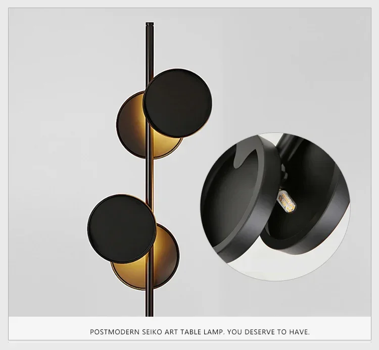 Lampe de sol LED angle salon