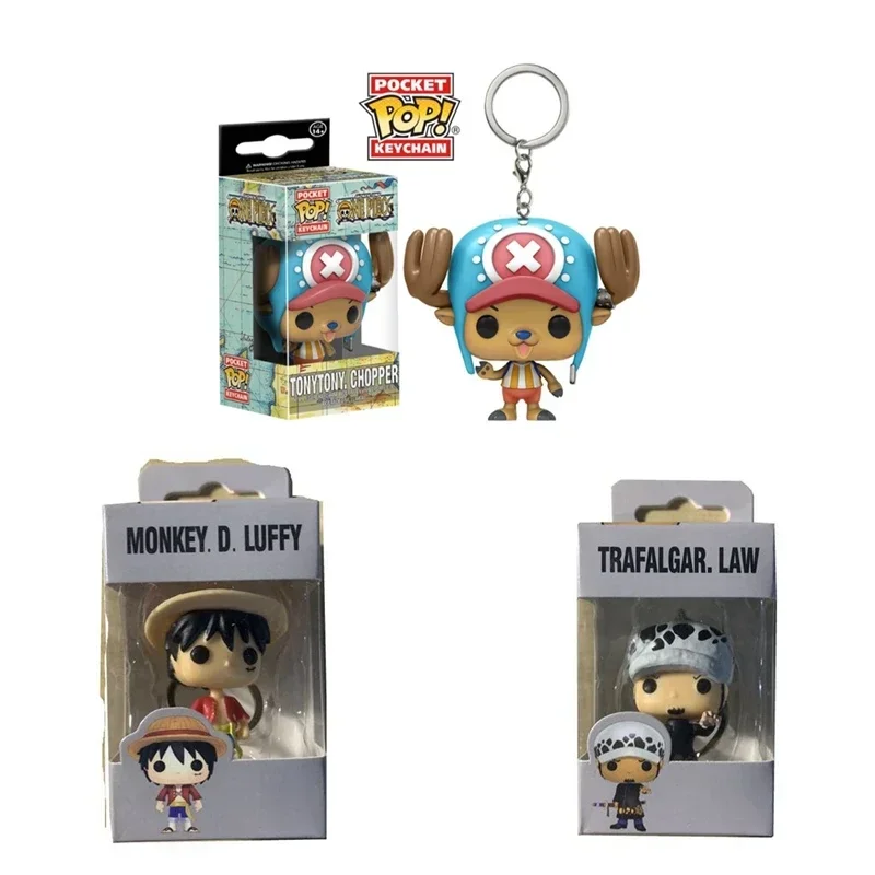 FUNKO One Piece Tonytony Chopper Keychains Zoro New Luffy