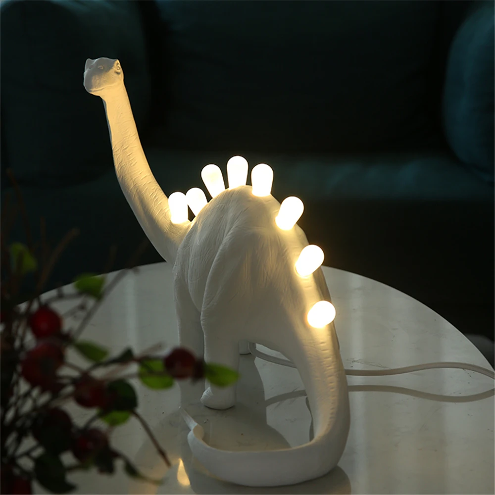 Description Picture 4 of itemJURASSIC Dinosaur Table light animal resin Table lamp for Children's Room Bedroom cartoon Decor Home Decoration Light Fixtures