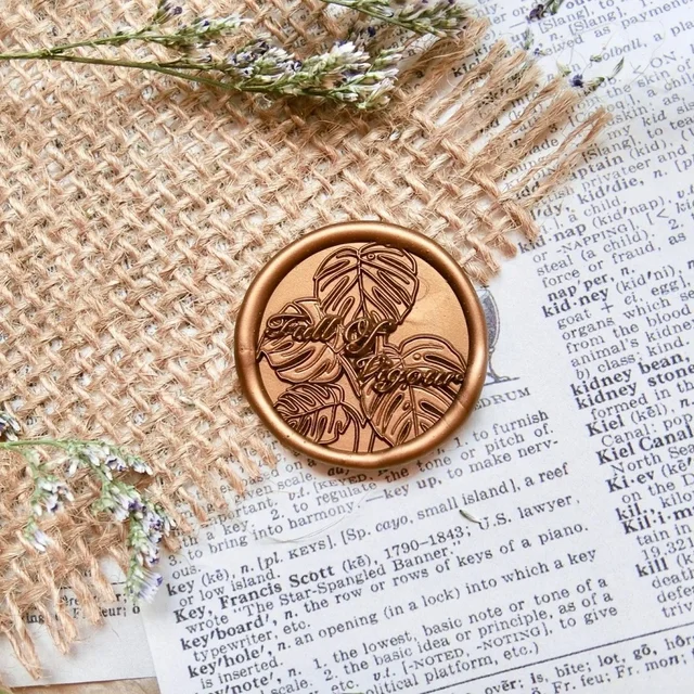 Fire Seal Stamp Head Alice Dream Ice Cream Lotus Multi-Layer Handmade Diy Embossed Stamp Toy Copperhead Invitation Envelope Seal 5