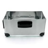 110V220V Electric Deep Fryer 2.5L French Frie Machine Oil Hot Pot Fried Chicken Grill Adjustable Thermostat Oven 2